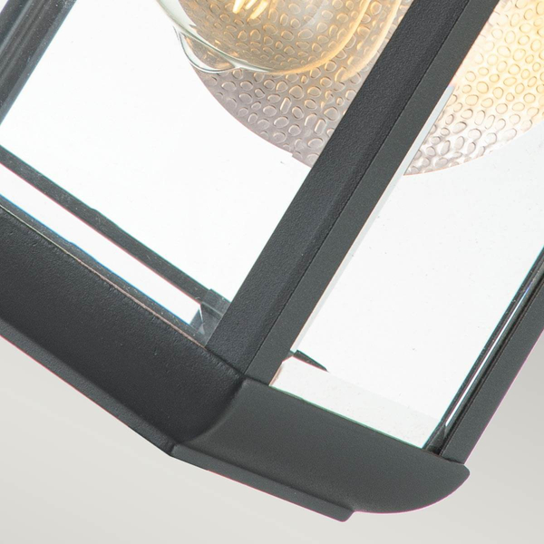 Zewnętrzna lampa ścienna Byron QZ-BYRON-M-GR IP44 prostokątna grafit