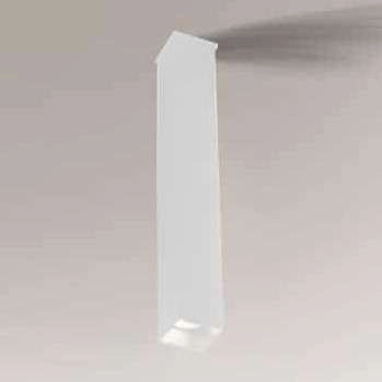 Sufitowa LAMPA prostokątna DOHA 7138 Shilo metalowa tuba downlight do kuchni biały
