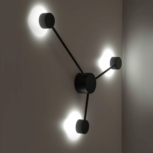 Kinkiet na ścianę Avia 6809 TK Lighting punktowy metalowy czarny