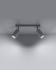 Spot LAMPA sufitowa SL.0088 regulowana OPRAWA reflektorowa listwa metalowa biała