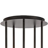 Modernistyczna LAMPA sufitowa UNIVERSE 108111 Markslojd metalowa OPRAWA szklane kule kaskada czarna przydymiona