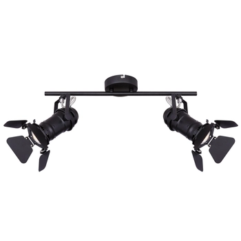 Regulowana lampa sufitowa retro EGON 54650-2B czarny