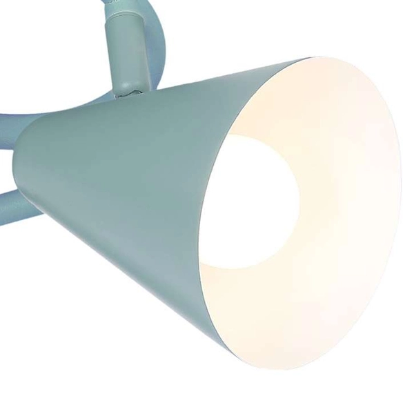 LAMPA sufitowa AMOR 98-63359 Candellux metalowa OPRAWA retro regulowane reflektorki szare