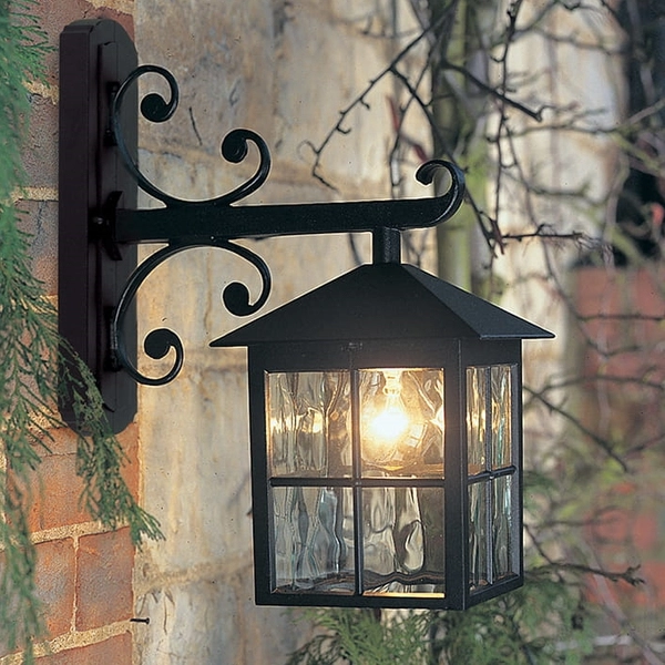 Kinkiet na elewację Winchester BL19-BLACK Elstead latarenka ogrodowa czarna