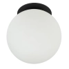 Sufitowa lampa podtynkowa Vos 1 10963 opalowa kula czarny
