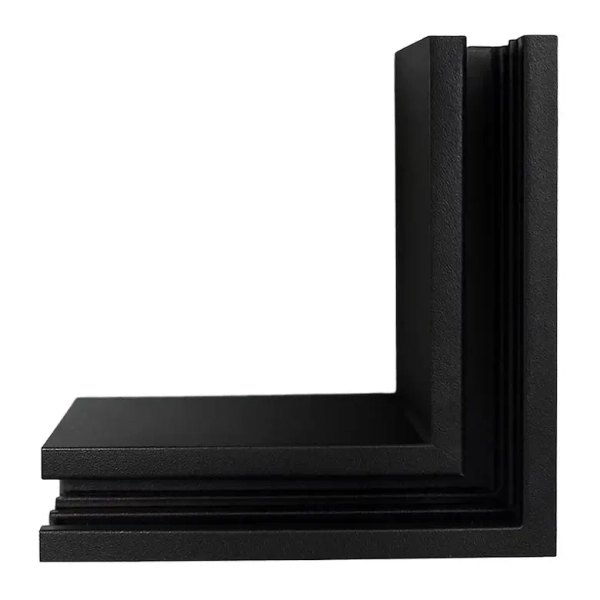 Natynkowy narożnik typu L do szynoprzewodów Magnetic Track ML2165 czarny