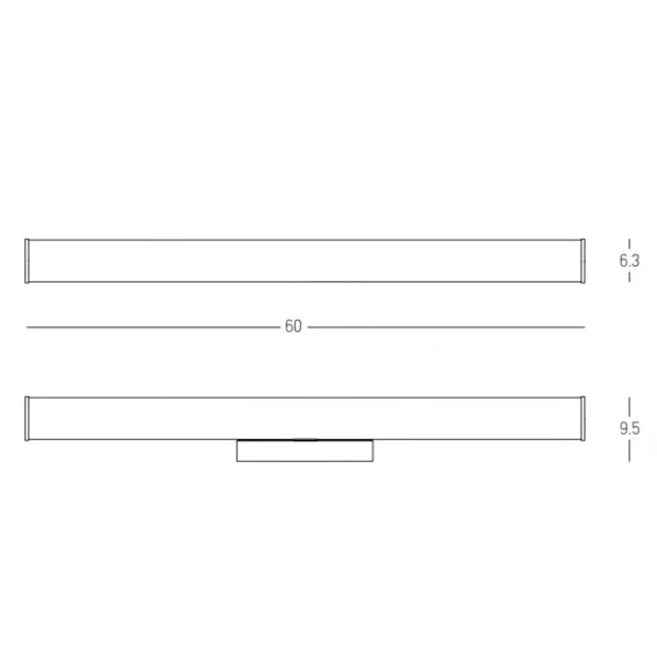 Kinkiet nad lustro 22085 LED 15W 3000K belka podłużna IP44 biały