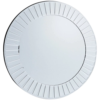 Okrągłe lustro Mondello 5055299468814 szklane do jadalni srebrne