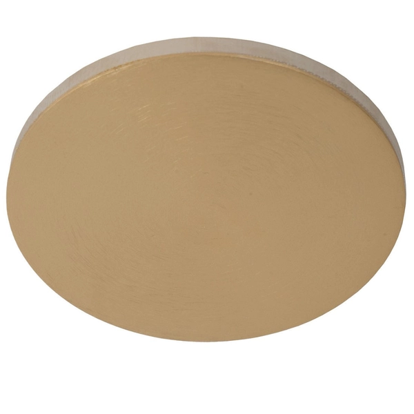 LAMPA sufitowa EKLYPS LED 46201/06/02 Lucide okrągła OPRAWA plafon LED 6W 3000K metalowa plafoniera złota