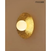Ścienny kinkiet metalowy SOUL złoty biały MSE1501100575 1xG9 5W okrągły