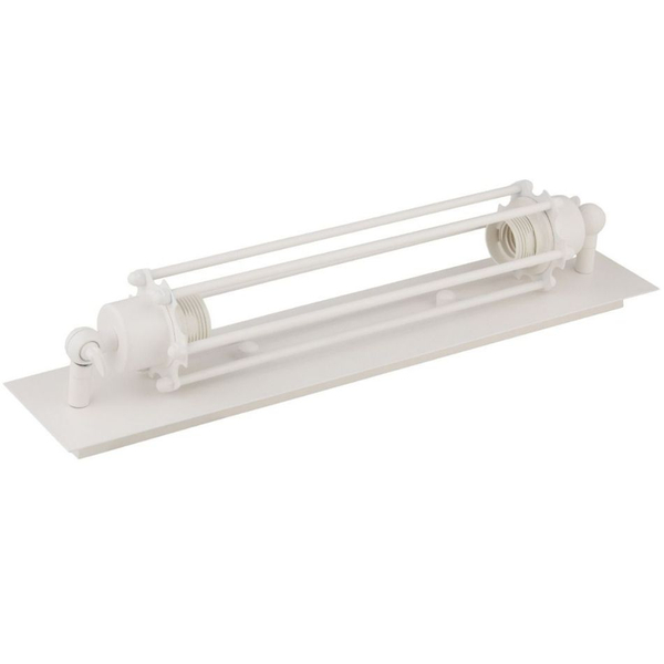 Kinkiet ścienny do salonu Retro Loft ABIGALI-KR-E27-WHITE retro biały