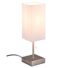 Nocna lampka Ole R51061007 RL Light podłużna do sypialni biała nikiel