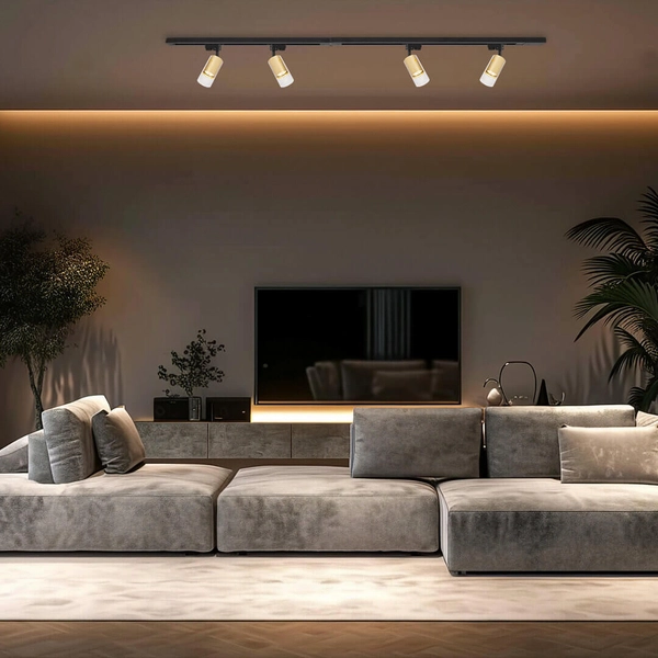 Reflektorek do szynoprzewodu Ricky ML0690 Milagro sopelek złoty