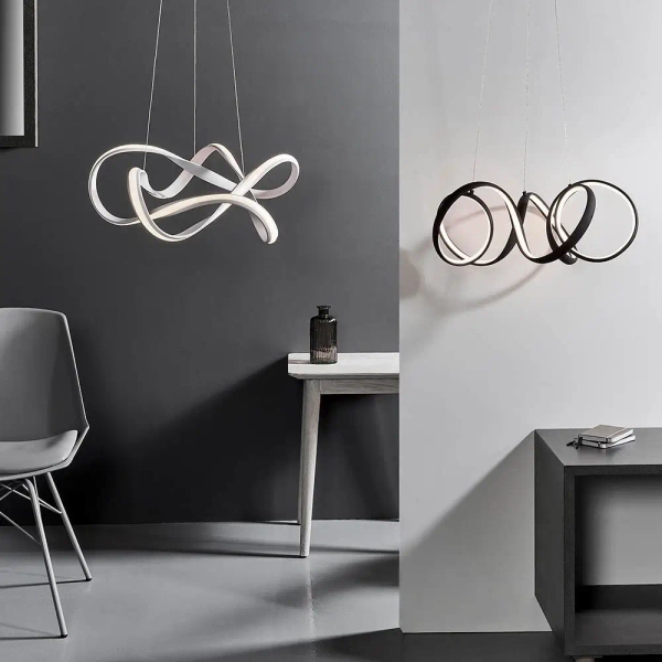 Wisząca lampa wstążka Synergy 81893 LED 41W 3000K ściemnialna biały