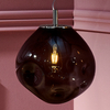 LAMPA wisząca AVIA M 10422108 Kaspa szklana OPRAWA zwis grafitowy