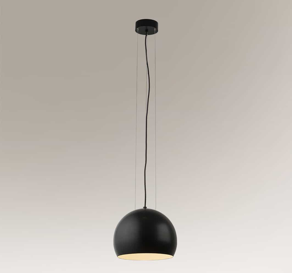 Wisząca LAMPA industrialna AKITA 7842 Shilo metalowa OPRAWA kopuła ZWIS loftowy czarny