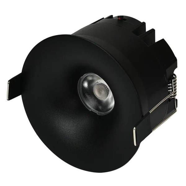 Sufitowe oczko wpustowe Zyra LP-1606/1RS BK LED 7W 3000-6000K czarne