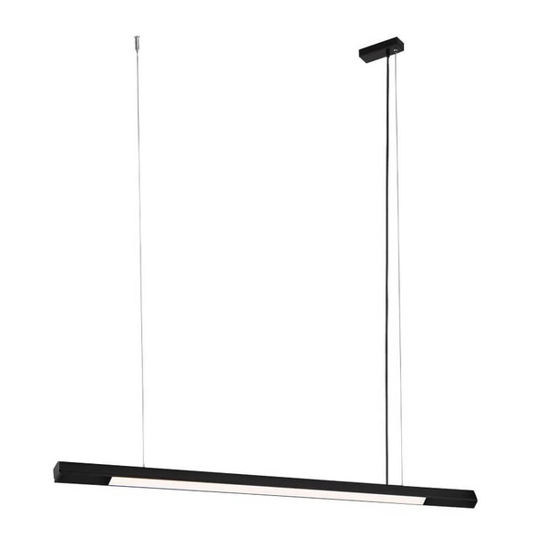 LAMPA wisząca HAKODA 8656 Shilo metalowa OPRAWA zwis LED 16W 4000K listwa czarna