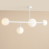 Lampa sufitowa molekuły Dione 1092PL_L Aldex do kuchni kulki biała