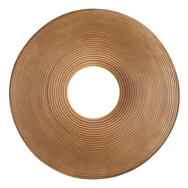 Lampa ścienna ILUSIONI ST-F059 COFFEE Step ryflowana do salonu beżowa biały