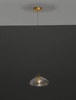 Wisząca lampa glamour NAYARIT LE42898 do salonu crystal złota outlet