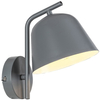 Metalowa lampa ścienna Malia 3094 loftowy kinkiet do sypialni szary