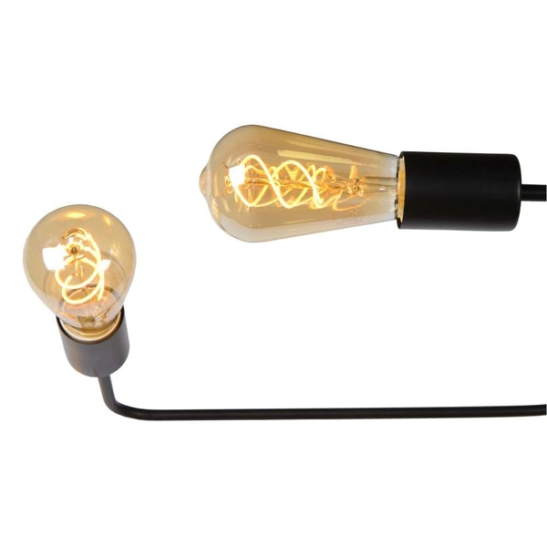 Lampa sufitowa LESTER 21112/06/30 industrialna bulbs pająk loft czarny