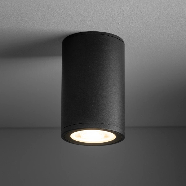 Lampa natynkowa do kuchni Flare 10583 podłużna tubka czarny