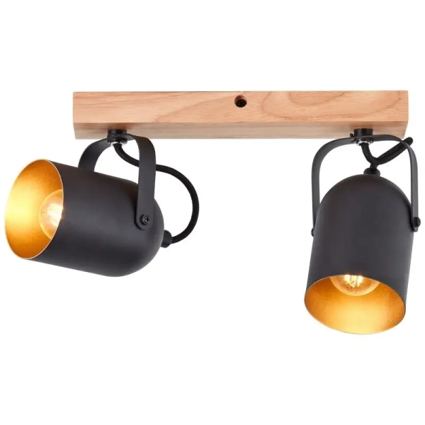 Regulowana lampa sufitowa Tronte 99796/86 metalowa złoty czarny