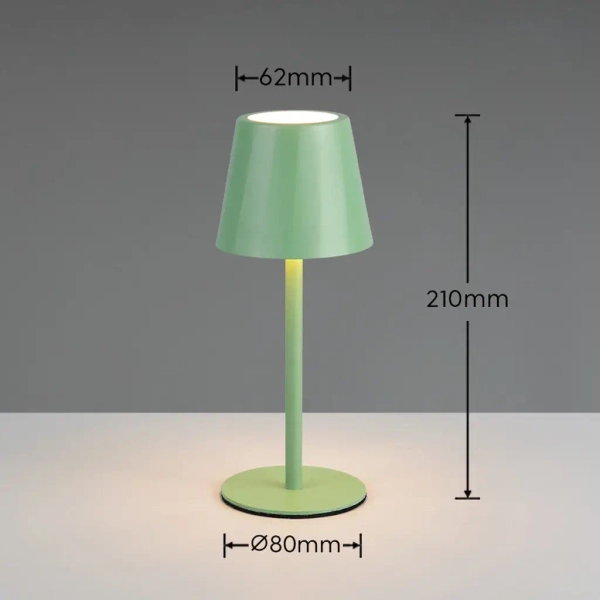 Nocna lampa dotykowa DIAZ R55961149 LED 1,6W 2700-6500K IP44 zielony