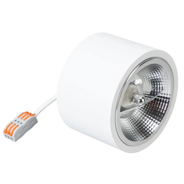 Natynkowa sufitowa lampa REDONDO ML1075 metalowa biała
