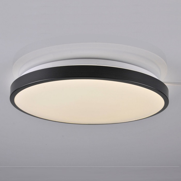 Nowoczesna lampa sufitowa KERN 314925 czarny plafon LED 24W 4000K