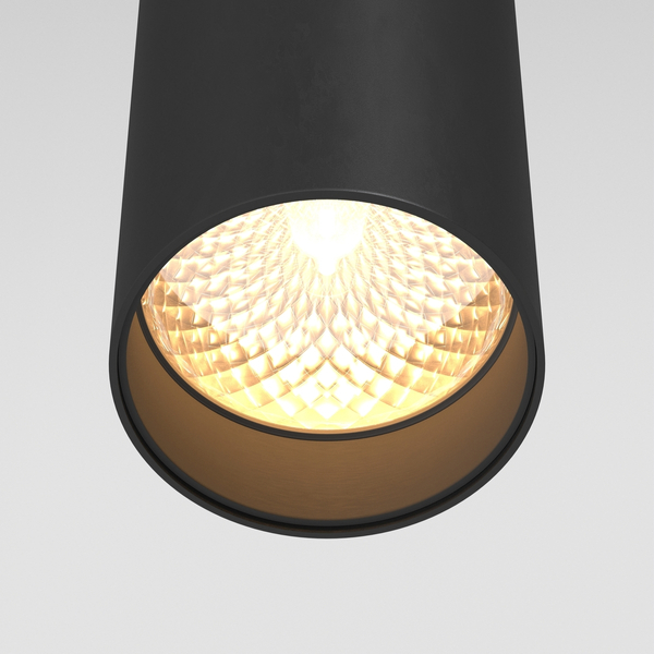 Zwisowa lampa Focus LED P072PL-L12B3K-1 Maytoni 12W 3000K sopel czarna