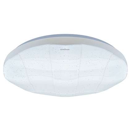 Plafon LAMPA sufitowa SPARTA 03637  Ideus okrągła OPRAWA natynkowa do łazienki LED 24W 4000K geometryczne wzory IP44 biały