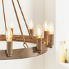 Lampa wisząca Chevalier 61026 Endon metal świecznikowa vintage brązowa