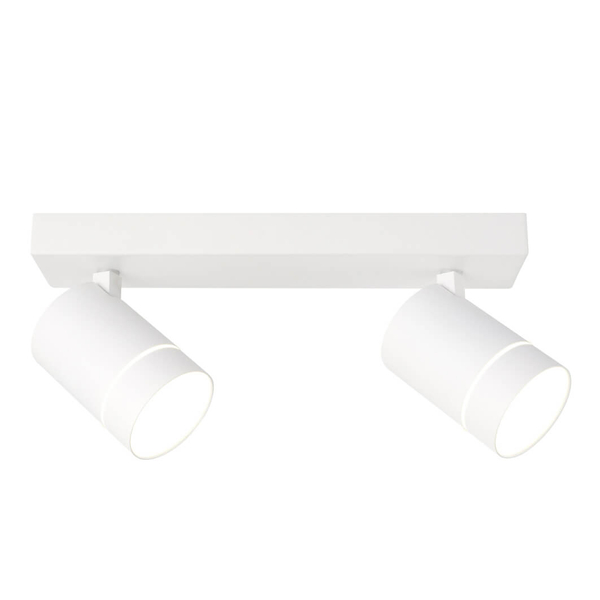 2-punktowa lampa natynkowa Selma z regulacją LED 10W 4000K biała