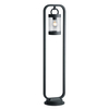Stojąca lampa na taras CUSTYRA DL142404160 metalowa IP44 antracyt