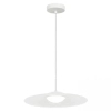 Minimalistyczna ledowa wisząca lampa 22129 LED 12W 3000K spodek biały