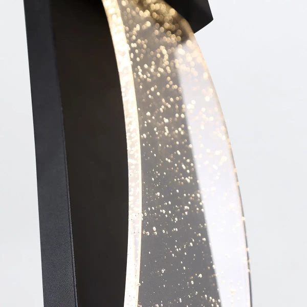 Ścienna lampa na elewację Kabo QN-KABO-S-BK LED 6W 3000K IP44 czarny