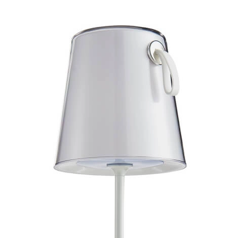 Ogrodowa lampa stołowa Ostap TB-2749-WH Italux LED 5W 3000K+RGB IP54 biała