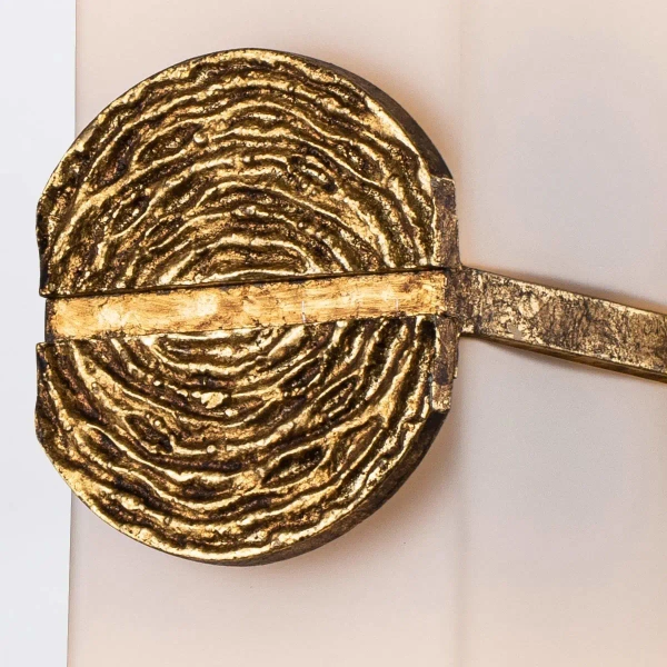 Kinkiet ścienny do łazienki Elan QN-ELAN-2WB-DG-OPAL tuba IP44 złoty