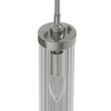 LAMPA wisząca Fiatto l Cromo Orlicki Design okrągła OPRAWA glamour ZWIS szklany chrom przezroczysty