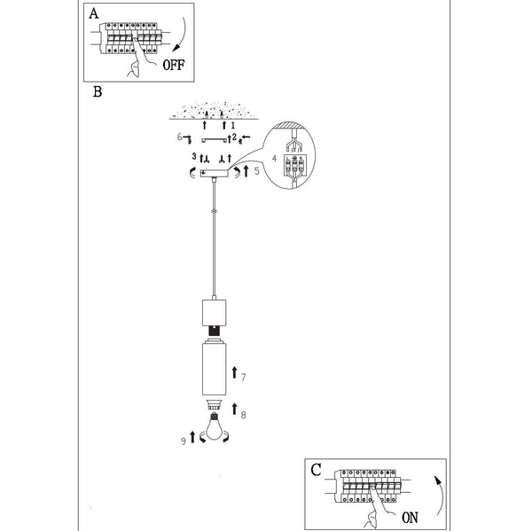 LAMPA wisząca ANNIKA 21000HM Globo szklana OPRAWA loftowy ZWIS tuba mosiężna bursztynowa