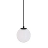 Lampa wisząca LED 5W 3000K nad stół biała czarna Luna OUTLET