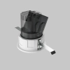 Wpuszczana ledowa oprawa Wise DL057-7W3K-B LED 7W 3000K czarna