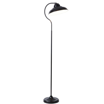 Podłogowa lampa stojąca Dragan 5310 industrial czarna retro do salonu