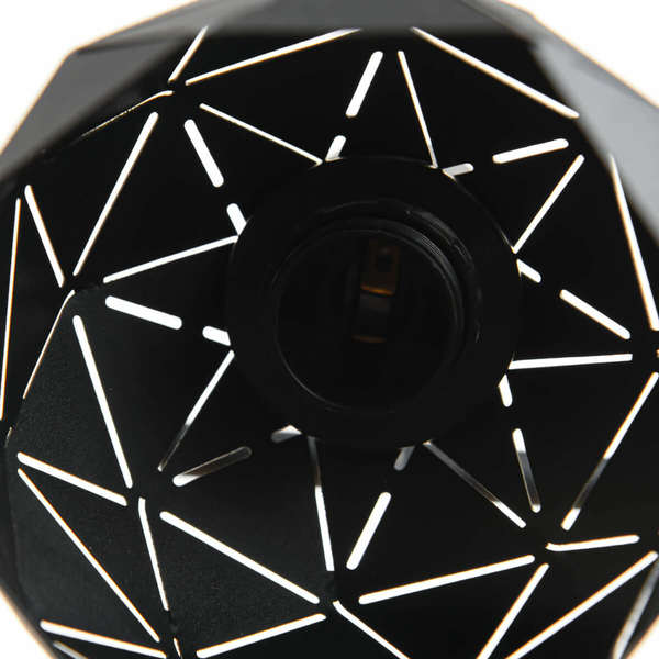Regulowana LAMPA ścienna REUS LP-8069/1WS BK Light Prestige metalowa OPRAWA geometryczny kinkiet czarny