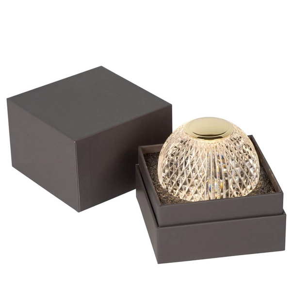 Stołowa lampa glamour Cintra ściemnialna LED 1,5W 3000K złota