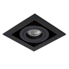 Kwadratowa lampa sufitowa CHIMNEY 09926/01/30 metalowa czarna