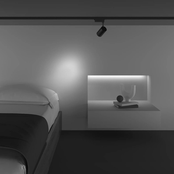 Lampa sufitowa ścieżka świetlna 1-fazowa Vuoro TR003-1-6W4K-S-B LED 6W 4000K czarna